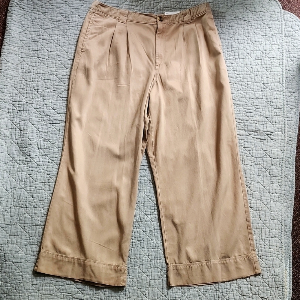 Sonoma Brown Wide-Leg Pants SIZE XL